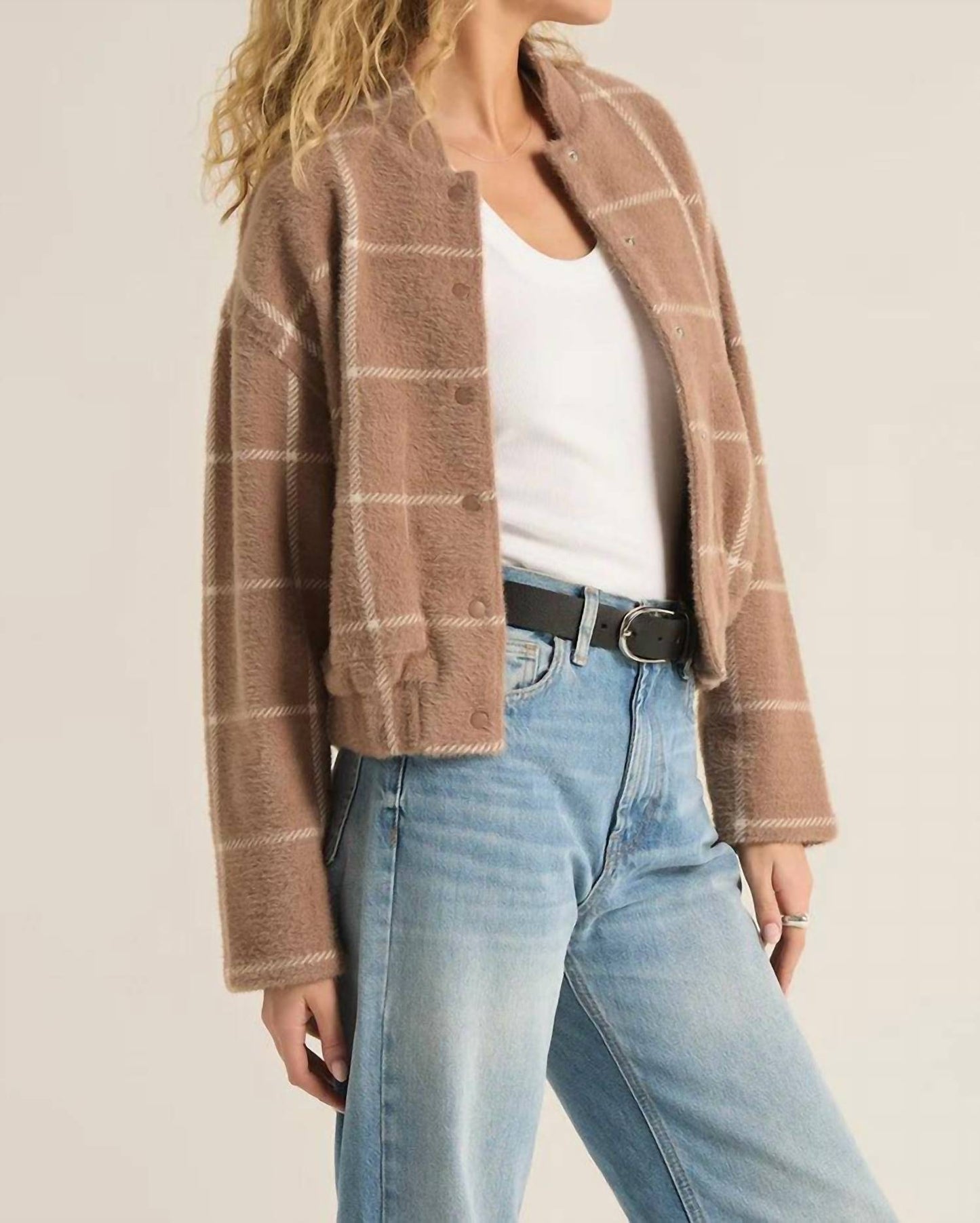 Z Supply - Lex Plaid Bomber Jacket