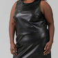 Good American - Better Than Leather Shell Tank Top - Plus