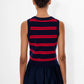 French Connection - Padma Fine Knit Striped Vest