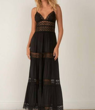 Elan - Lace Tiered Maxi Dress