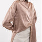 Blu Pepper - Madeleine Satin Button Front Shirt
