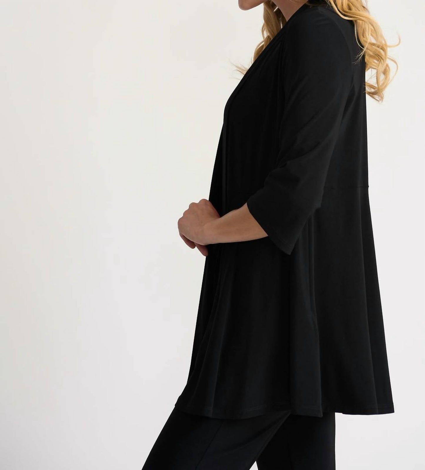 Joseph Ribkoff - Three-Quarter Sleeve Open Front Cardigan