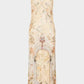 Camilla - Camilla V-neck Jacquard Slip Midi Dress