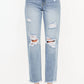 Kancan - Oceane Paint Splatter Straight Jeans