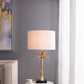 D16x31' Leaf Lamp with Marble Base Gold