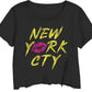 Prince Peter - New York City Lips Cropped Tee
