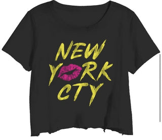 Prince Peter - New York City Lips Cropped Tee