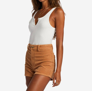 Billabong - Free Fall High-waisted Corduroy Shorts