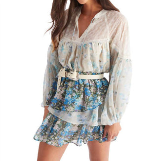 Allison New York - Gwyneth Tie Blouse