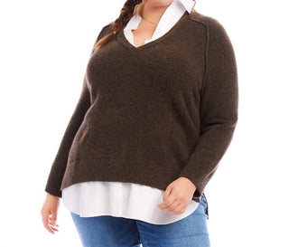 Karen Kane - Plus Size Layered Sweater