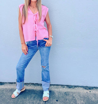 Anniewear - In Love With You Sweater Tank Vesk