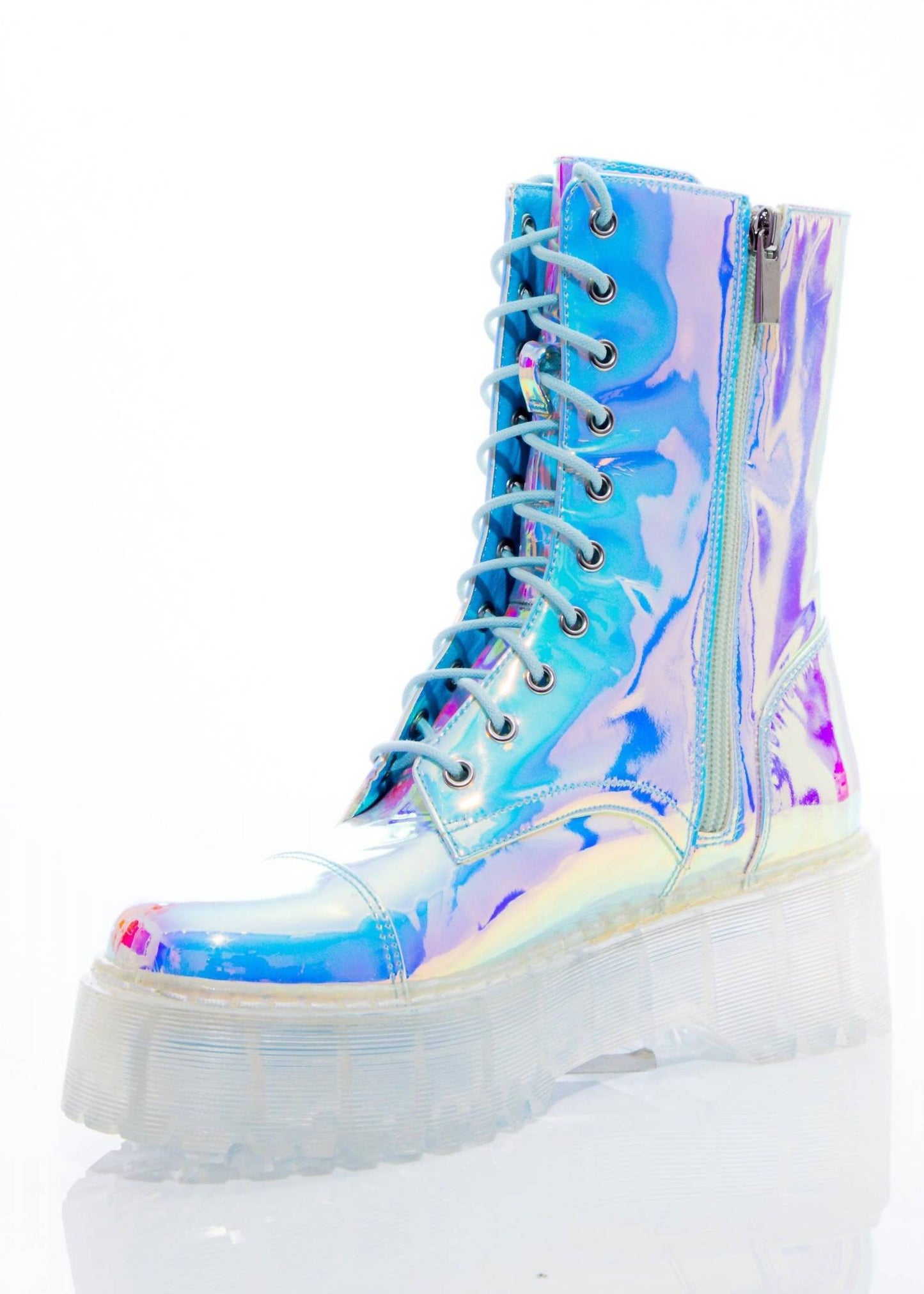Sparkl Fairy Couture - Women's Opal Combat Boot