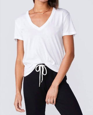 Monrow - Relaxed V Neck Tee