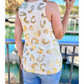 Amoli - Women's Leopard Knit Tank Top