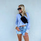 Blakely - Rowan Raw Hem Hoodie