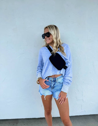 Blakely - Rowan Raw Hem Hoodie