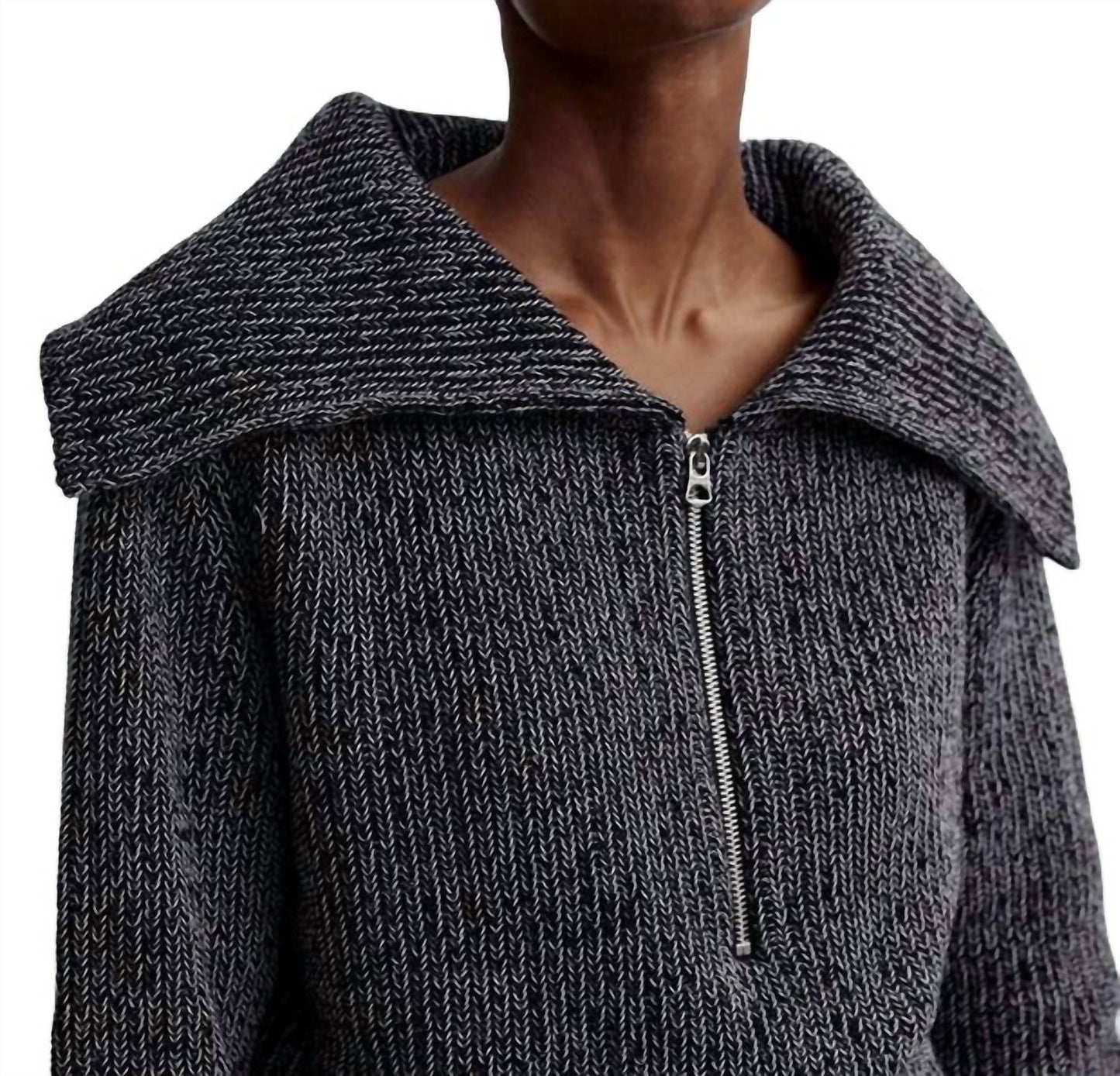 Varley - ELISE HALF ZIP KNIT SWEATER