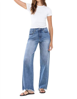 Lovervet - Raw Hem Tummy Control Jeans