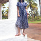 Beyond By Vera - Leni V Neck Midi Dress