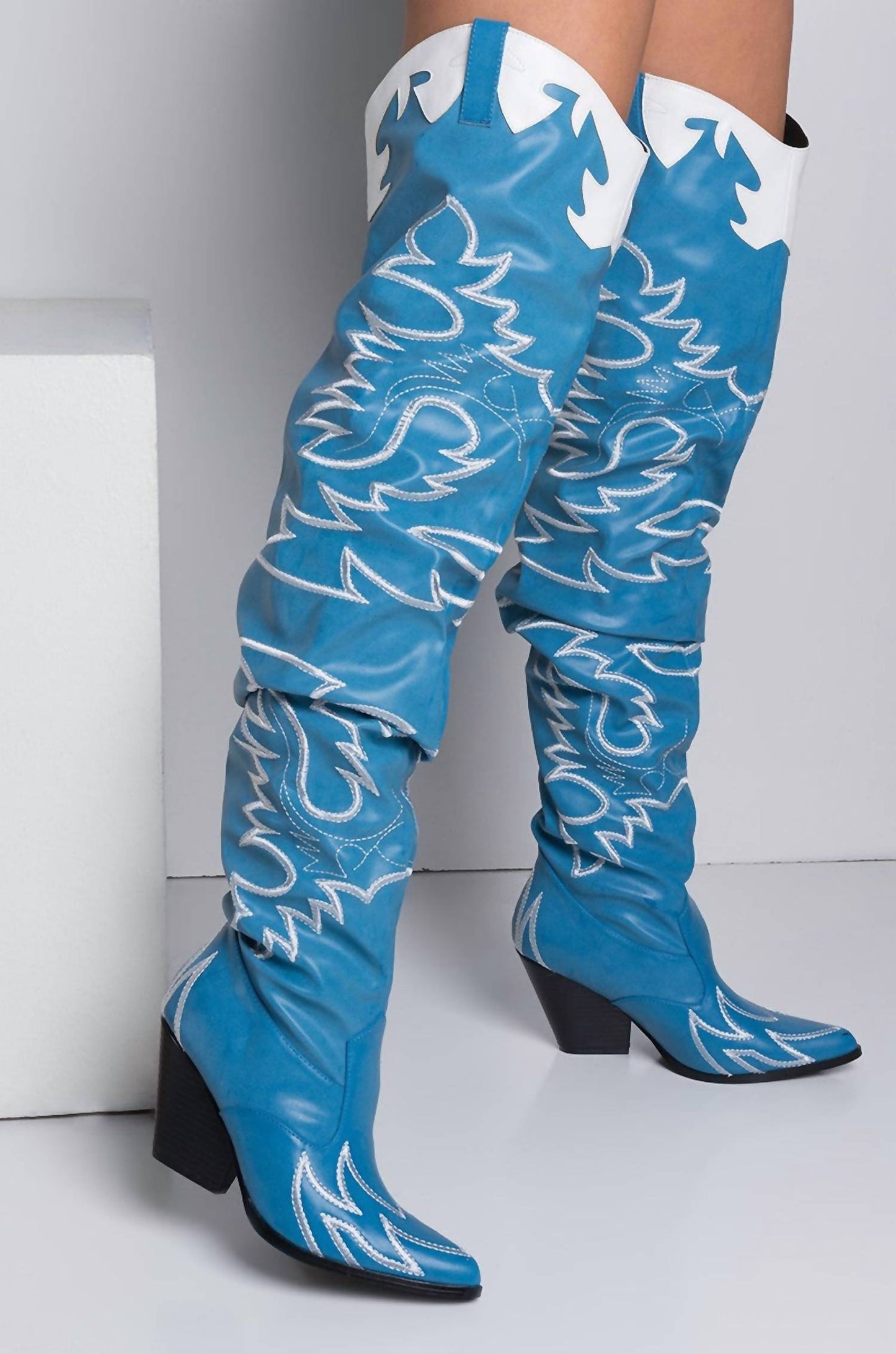 Cape Robbin - Women's Kelsey Rock Star Western Thigh Boot