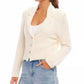 Karen Kane - Button Up Blazer Sweater
