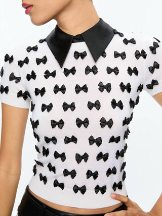 Alice + Olivia - Ciara Short Sleeve Pullover