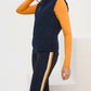 Anatomie - Terry Nylon Sweater Vest With Stripe