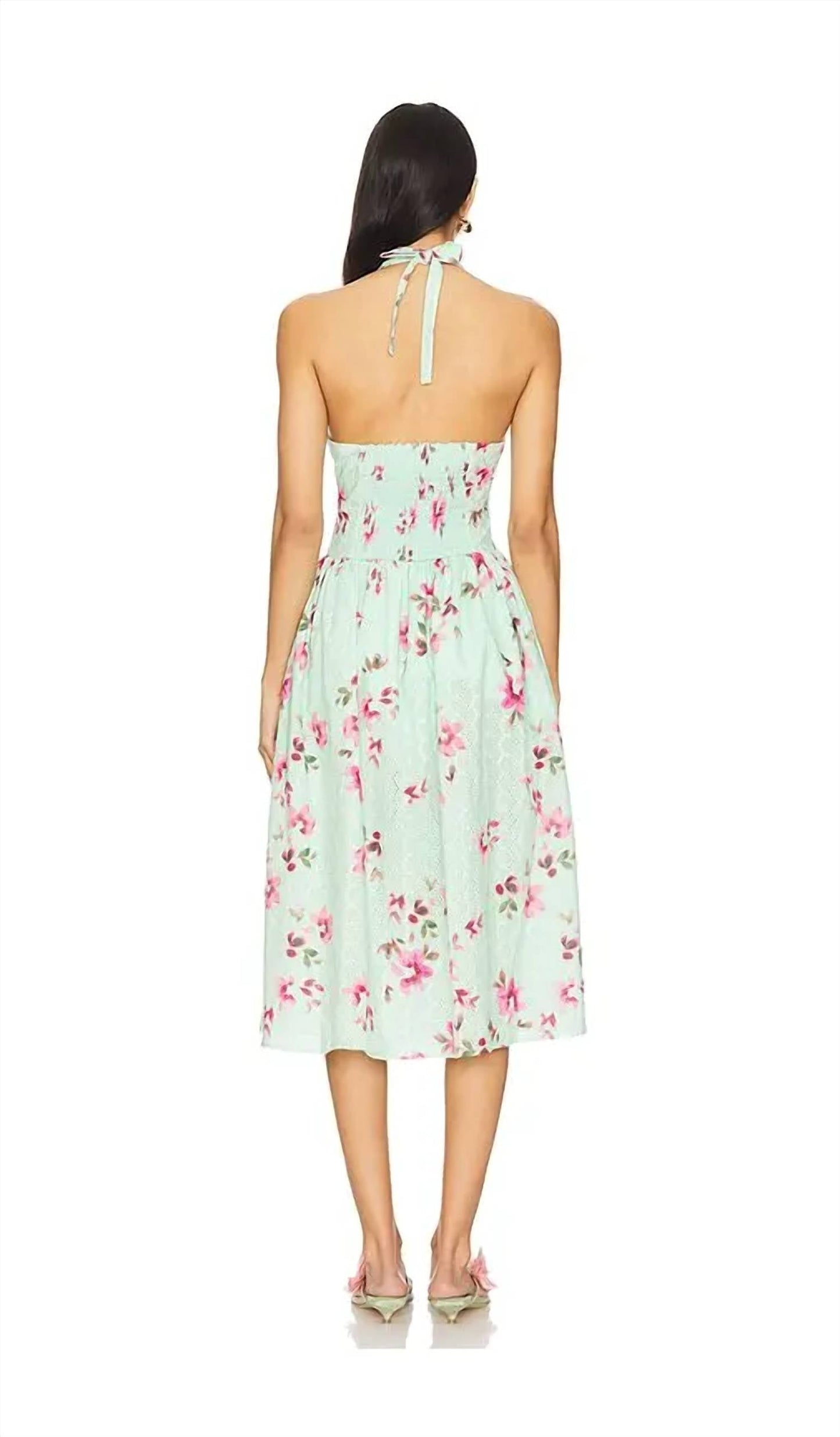 Steve Madden - Ressi Eyelet Halter Dress