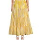 Mo Maya - Le Soleil Stripe Print Maxi Skirt