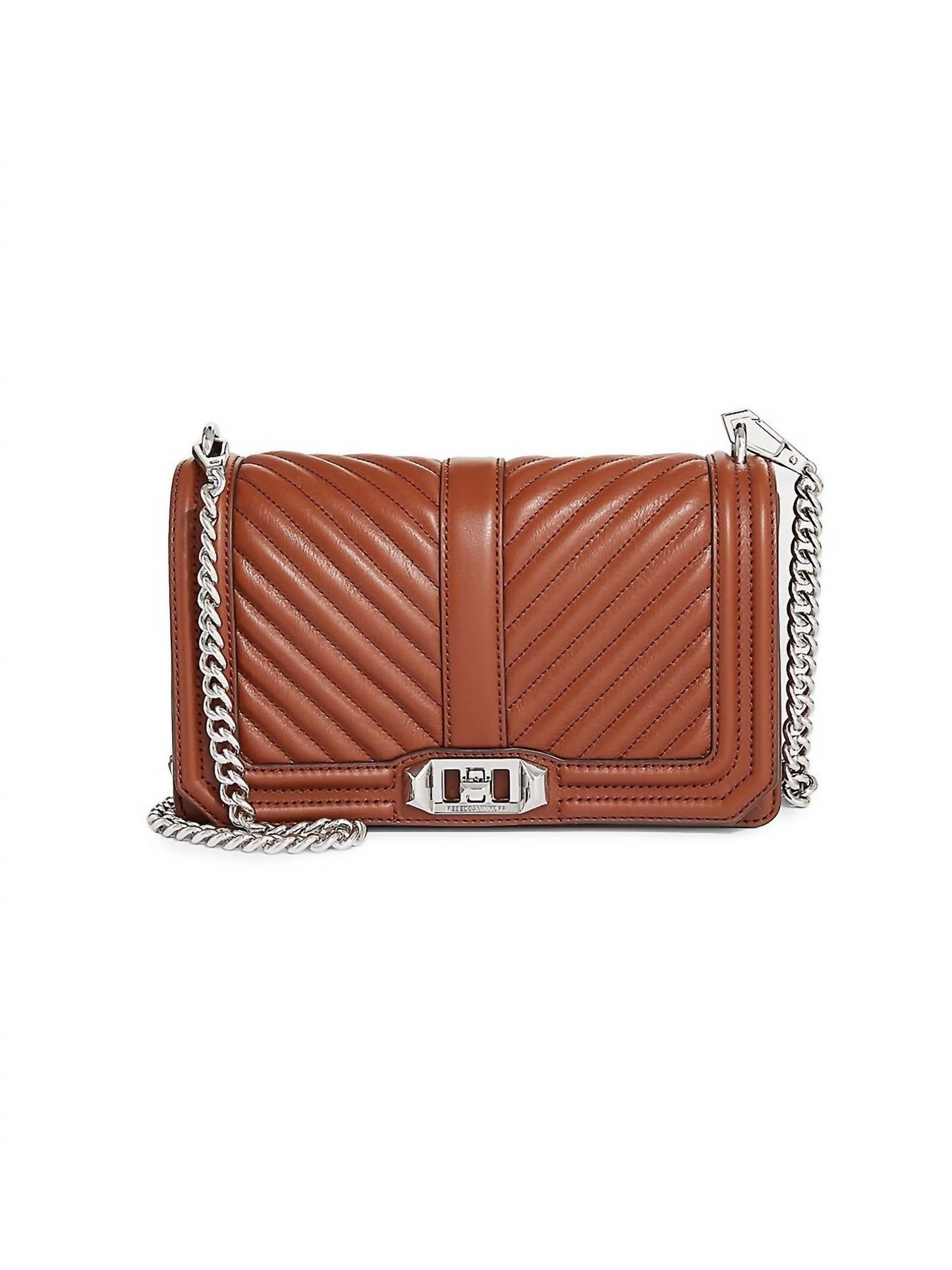 Rebecca Minkoff - Chevron Quilted Jumbo Love Crosbody Small