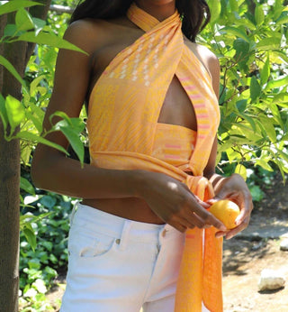 Eva Franco - Citrus Knit Halter Top