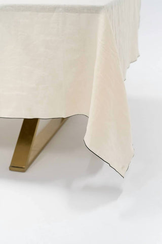 Borrowed Blu - STONE WASHED LINEN TABLECLOTH
