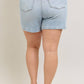 Judy Blue - High Waist Rigid Magic Denim Shorts Plus