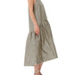 Ganni - Shiny Check Jacquard Midi Dress