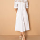 Marie Mercié - Vitoria White Linen Dress
