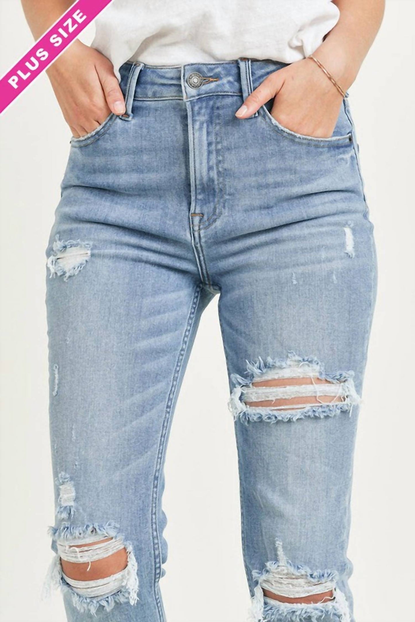 Risen - Deena Relaxed Fit Skinny Denim - VOLUME