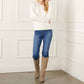Karen Kane - Petite Size Pearl Crewneck Sweater