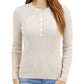 Grace & Lace - Ribbed Henley Sweater