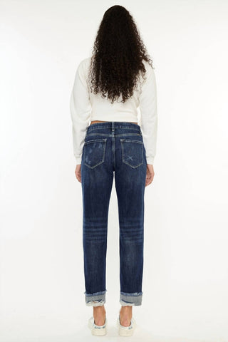 Kancan - High Rise Boyfriend Jean