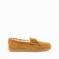 Minnetonka - Men's Sheepskin Hardsole Moccasin Shoes - Wide