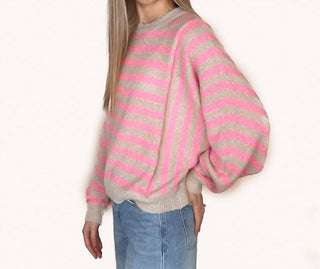Wishlist - Striped Batwing Sleeve Sweater