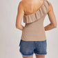 Bluivy - Gemma Ruffled One Shoulder Top