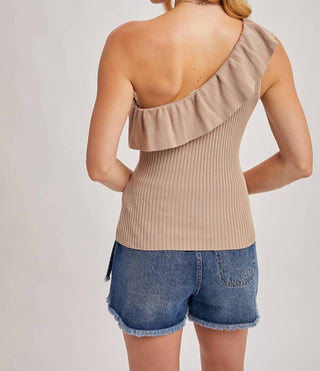 Bluivy - Gemma Ruffled One Shoulder Top
