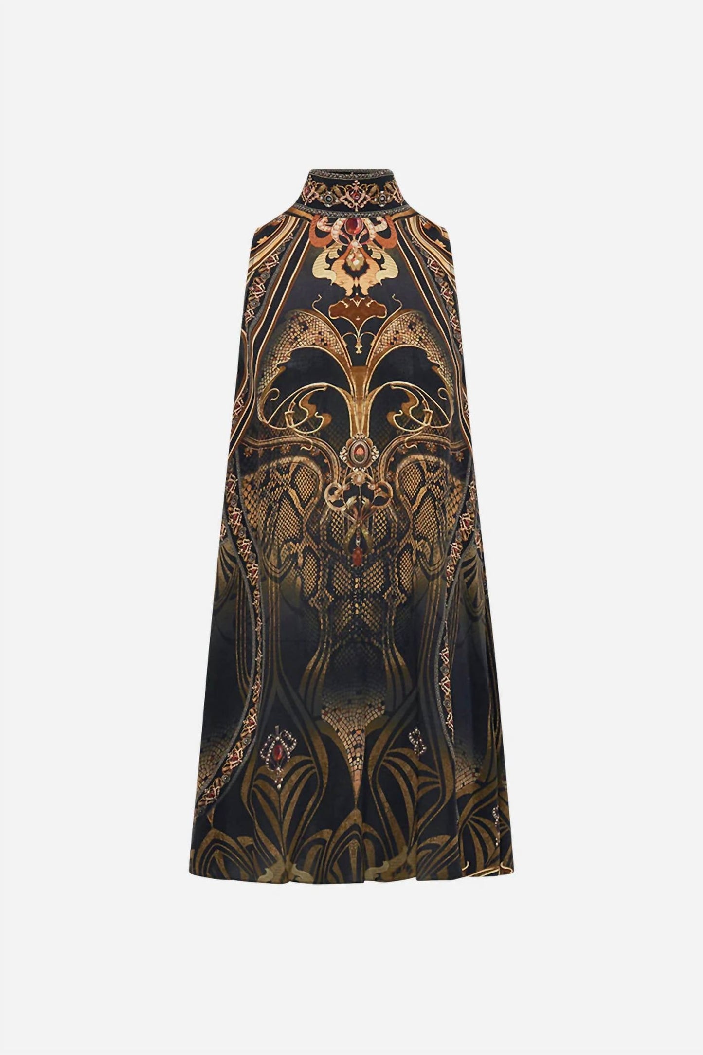 Camilla - Back Neck Tie Short Dress