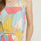 Entro - Geometric Print Tank Jogger Jumpsuit