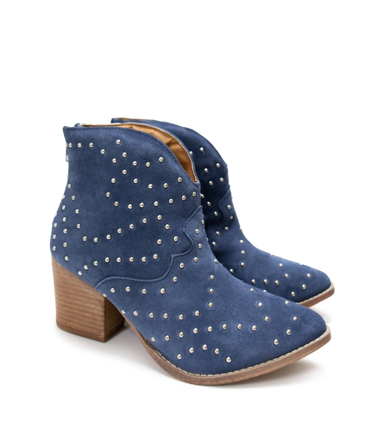 Naughty Monkey - Women's Twilight Studded Heeled Ankle Boot