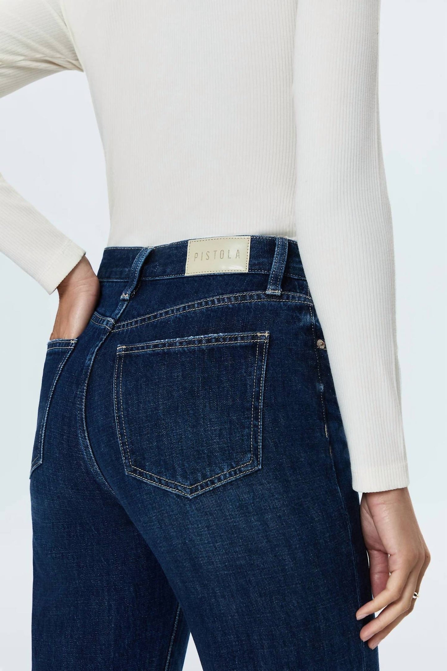 Pistola - Cassie Super High Rise Straight Jeans