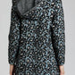 Apny - Leopard Print Hooded Sweater Coat