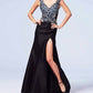 Mac Duggal - Jeweled Illusion Bodice Jersey Prom Dress