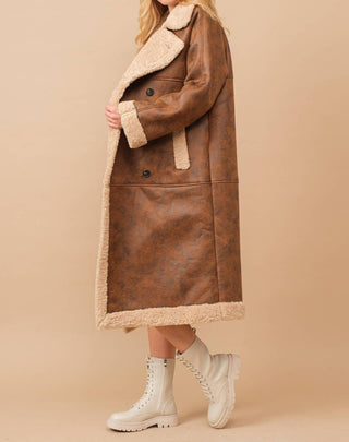 Blue B - Faux Teddy Shearling Cozy Coat